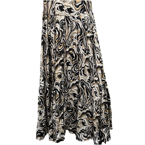 Diane von Furstenberg NICOLA Marble Swing Midi Dress $498 - Picture 3 of 16